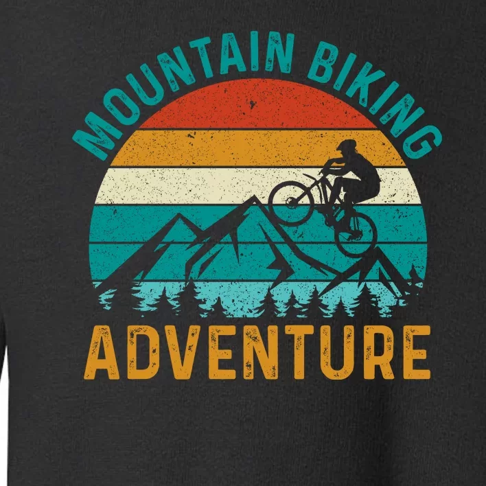 Mountain Biking Adventure Toddler Sweatshirt