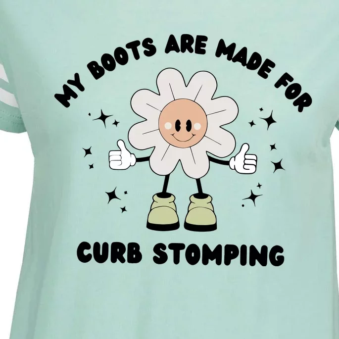 My Boots Are Made For Curb Stomping Enza Ladies Jersey Football T-Shirt