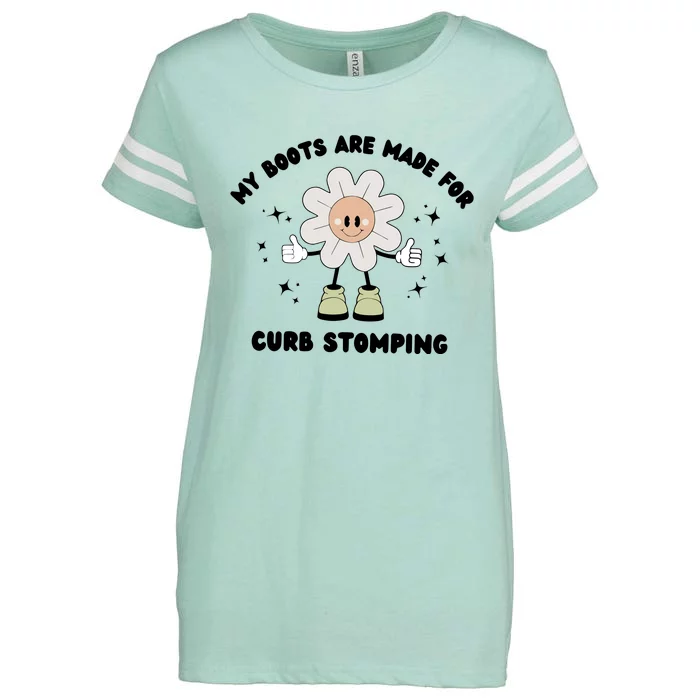 My Boots Are Made For Curb Stomping Enza Ladies Jersey Football T-Shirt