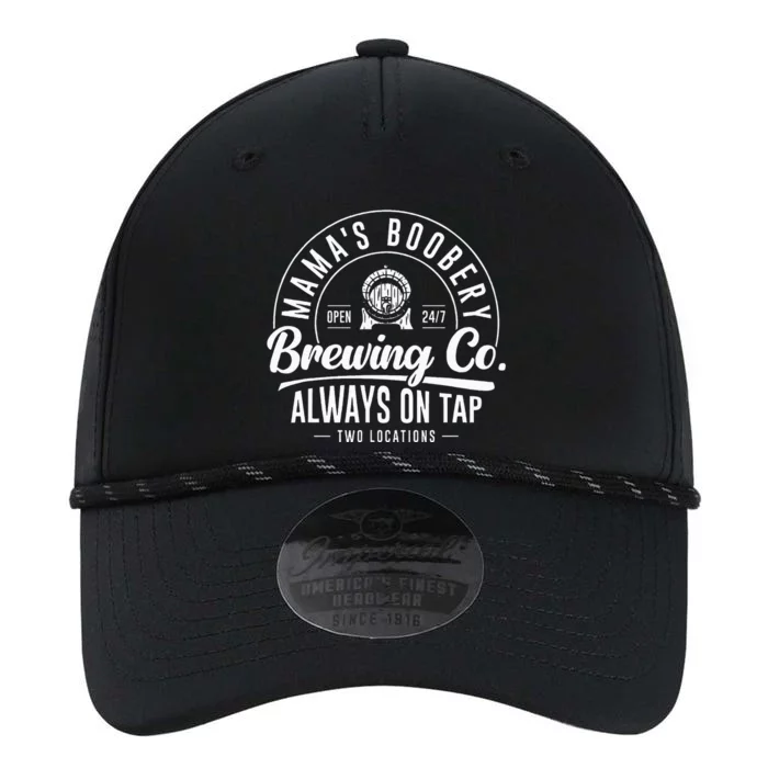 MamaS Boobery Brewing Co New Mom Breastfeeding Funny Performance The Dyno Cap