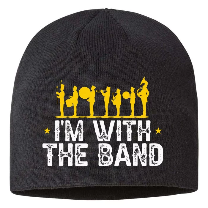 Marching Band Band Life Im With The B.A.N.D 8 1/2in Sustainable Knit Beanie