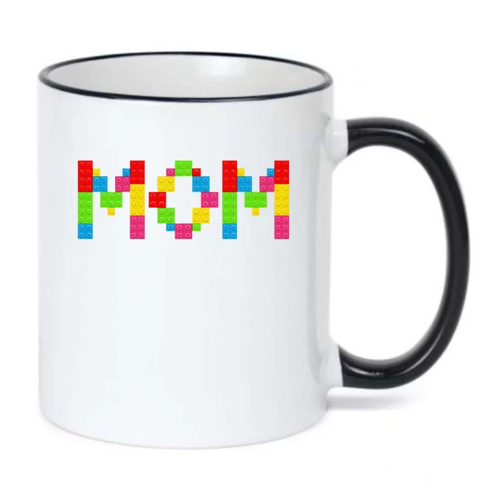 Mom Brick Builder Funny Blocks Master Builder Mother's Day Black Color Changing Mug