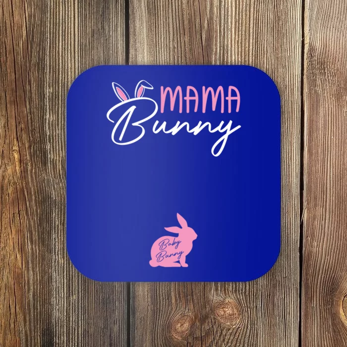 Mama Bunny Bunny Cute Easter Pregnancy Announcet Meaningful Gift Coaster