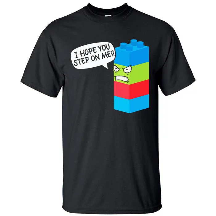 Master Builder Bricks Blocks Play Toy Tall T-Shirt