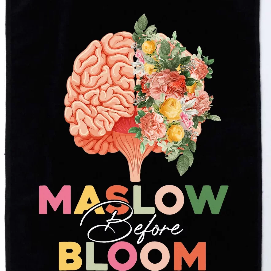 Maslow before bloom Psychology groovy wavy therapy counselor Platinum Collection Golf Towel