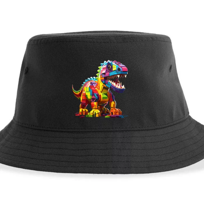 Master Builder Bricks Blocks Play Toys Dinosaur Sustainable Bucket Hat