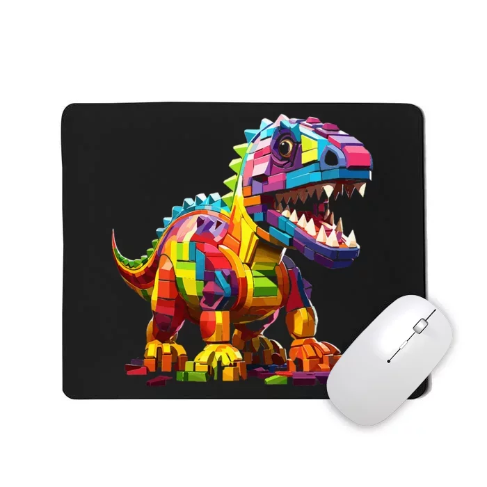 Master Builder Bricks Blocks Play Toys Dinosaur Mousepad