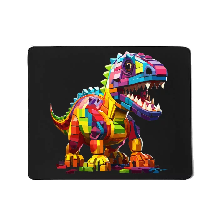 Master Builder Bricks Blocks Play Toys Dinosaur Mousepad