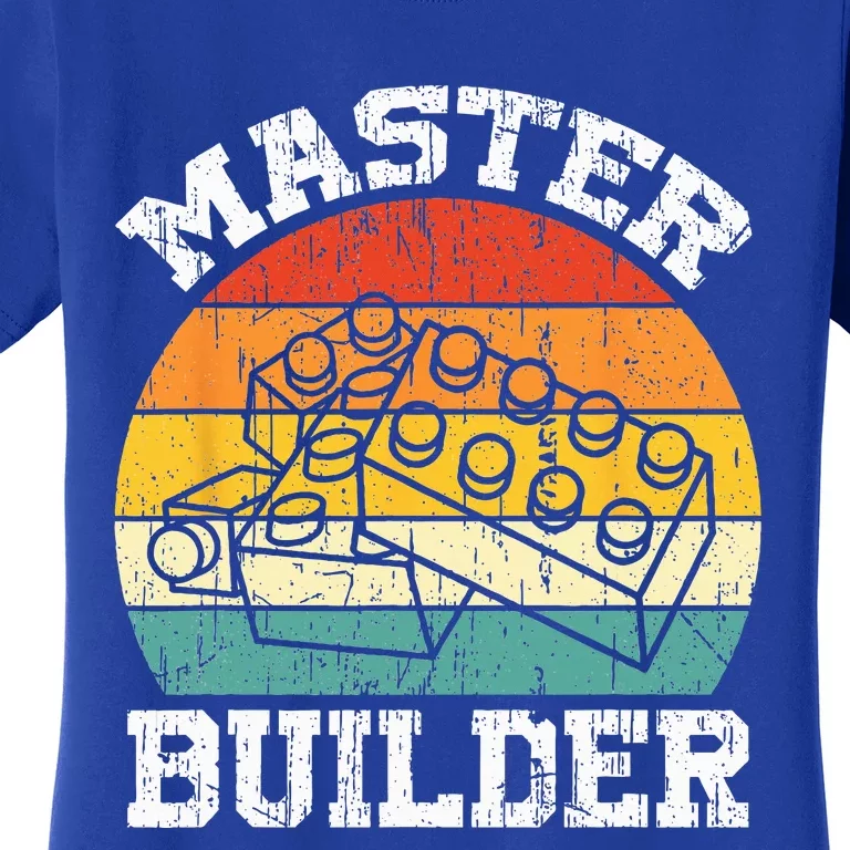 Master Builder Building Blocks Brick Toy Master Builder Women's T-Shirt