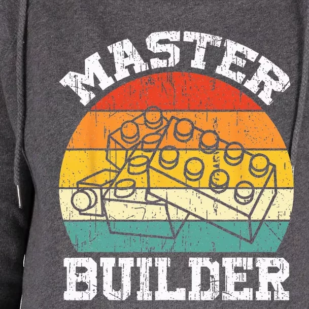 Master Builder Building Blocks Brick Toy Master Builder Womens Funnel Neck Pullover Hood