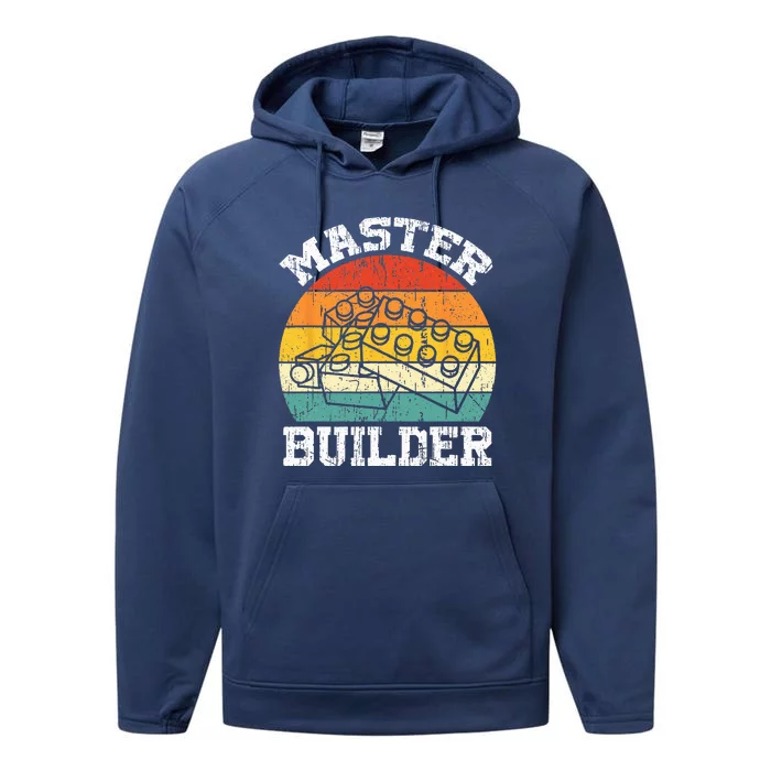 Master Builder Building Blocks Brick Toy Master Builder Performance Fleece Hoodie