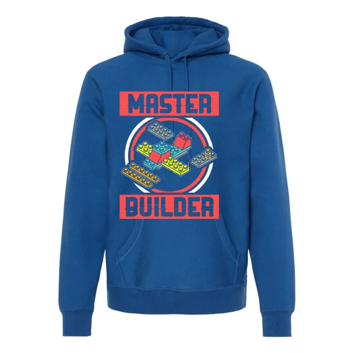 Master Builder Building Blocks Birthday Bricks Gift Premium Hoodie