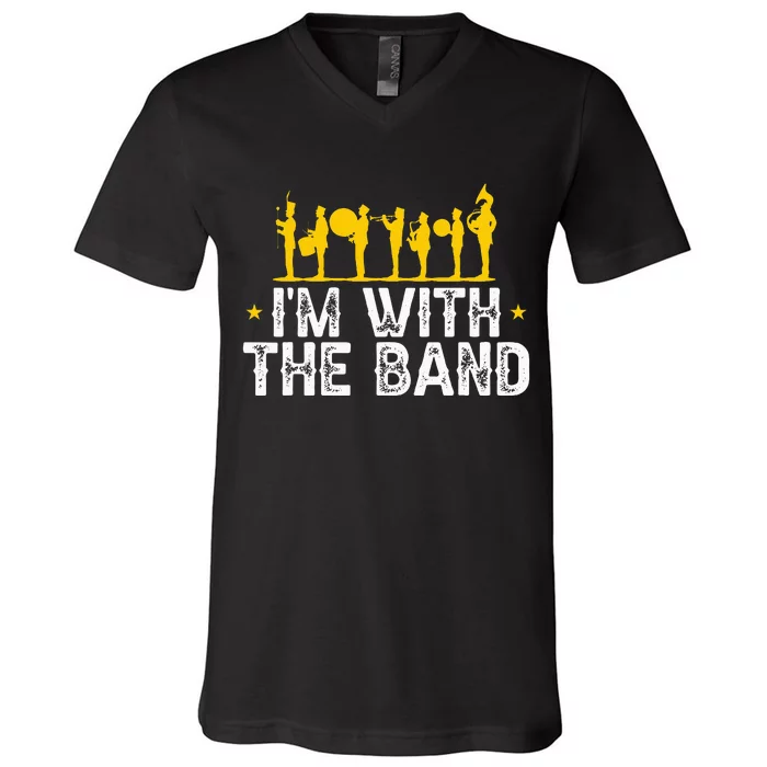 Marching Band Band Life V-Neck T-Shirt