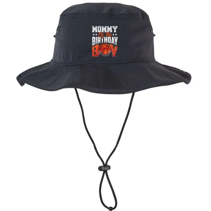 Mommy Basketball Birthday Boy Family Baller B Day Party Legacy Cool Fit Booney Bucket Hat