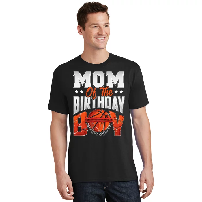 Mom basketball birthday Family Baller bday Party T-Shirt