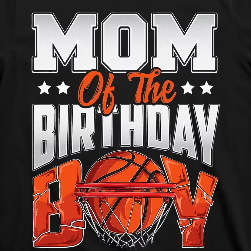 Mom basketball birthday Family Baller bday Party T-Shirt