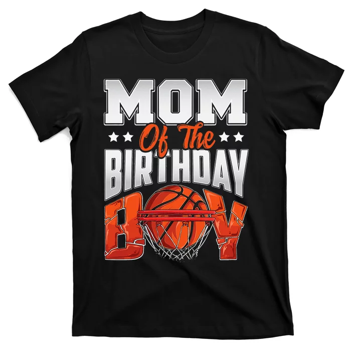 Mom basketball birthday Family Baller bday Party T-Shirt