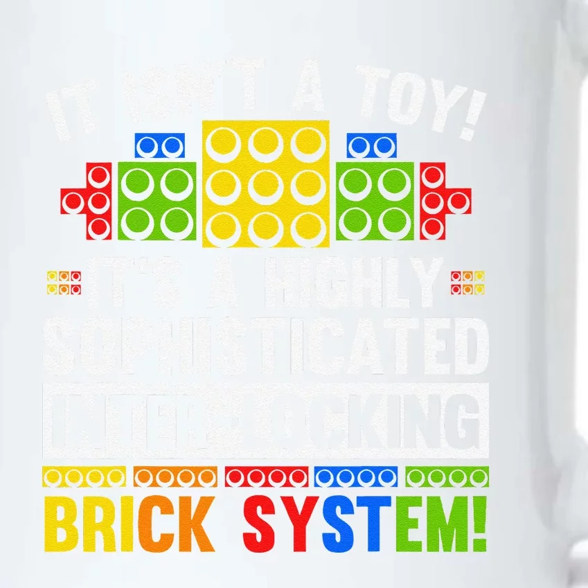 Master Builder Bricks Blocks Play Toys Black Color Changing Mug