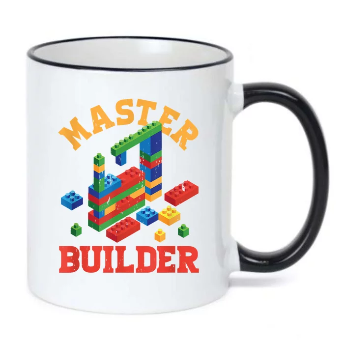 Master Builder Block Building Master Brick Builder Black Color Changing Mug