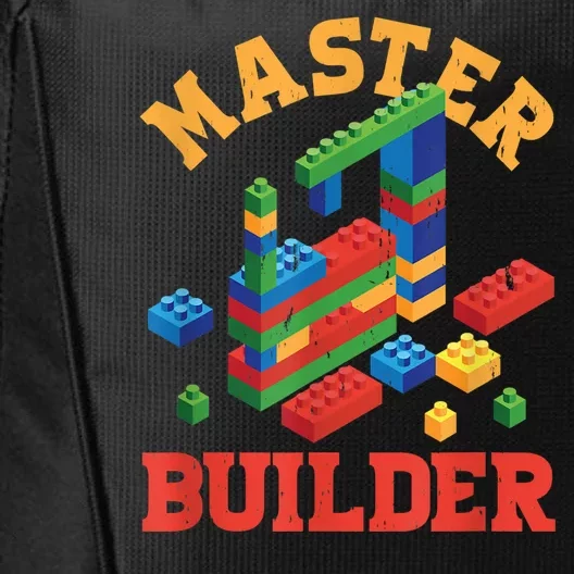 Master Builder Block Building Master Brick Builder City Backpack