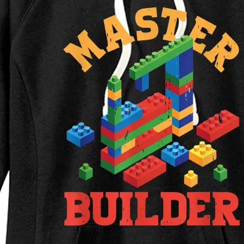 Master Builder Block Building Master Brick Builder Women's Fleece Hoodie