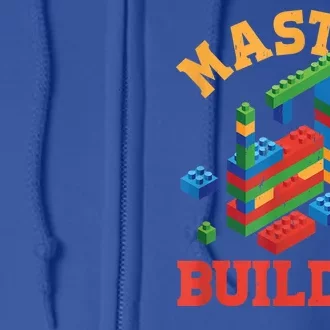 Master Builder Block Building Master Brick Builder Full Zip Hoodie