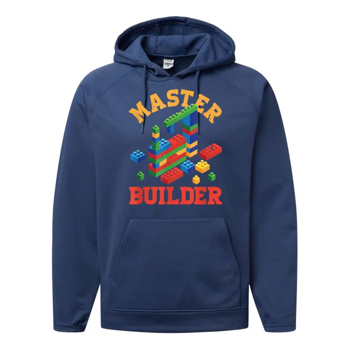 Master Builder Block Building Master Brick Builder Performance Fleece Hoodie