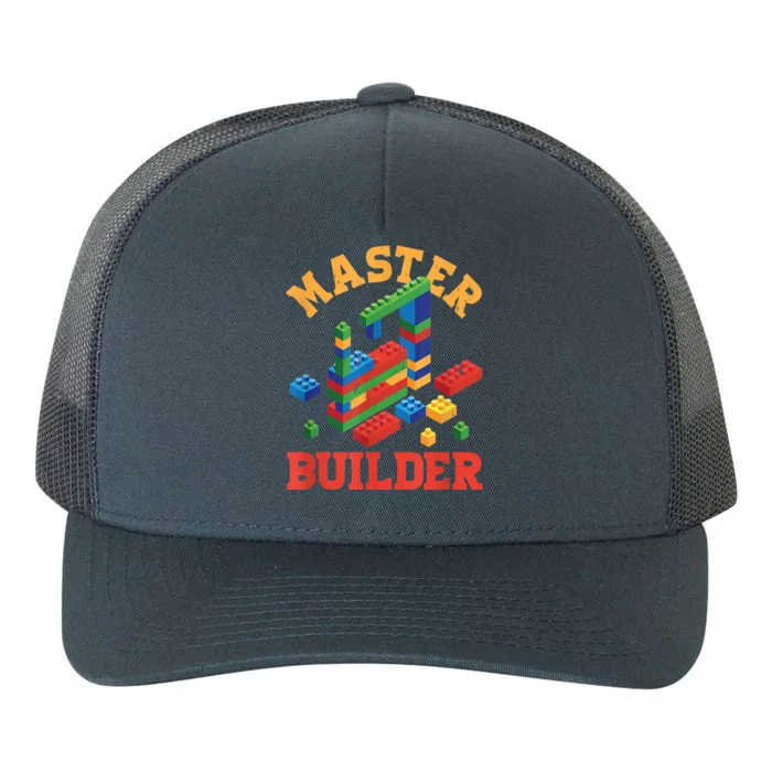 Master Builder Block Building Master Brick Builder Yupoong Adult 5-Panel Trucker Hat