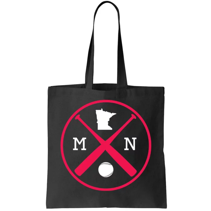 Minnesota Baseball Bats Team Tote Bag