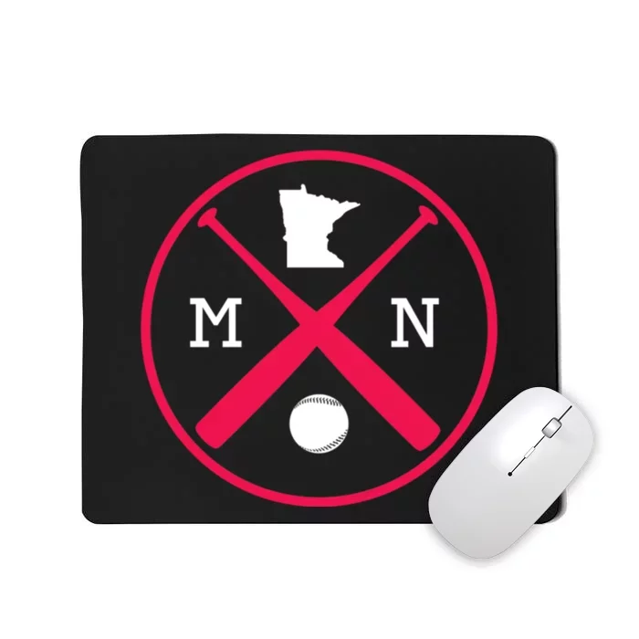 Minnesota Baseball Bats Team Mousepad