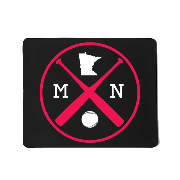 Minnesota Baseball Bats Team Mousepad