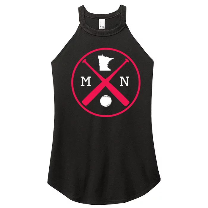 Minnesota Baseball Bats Team Women’s Perfect Tri Rocker Tank