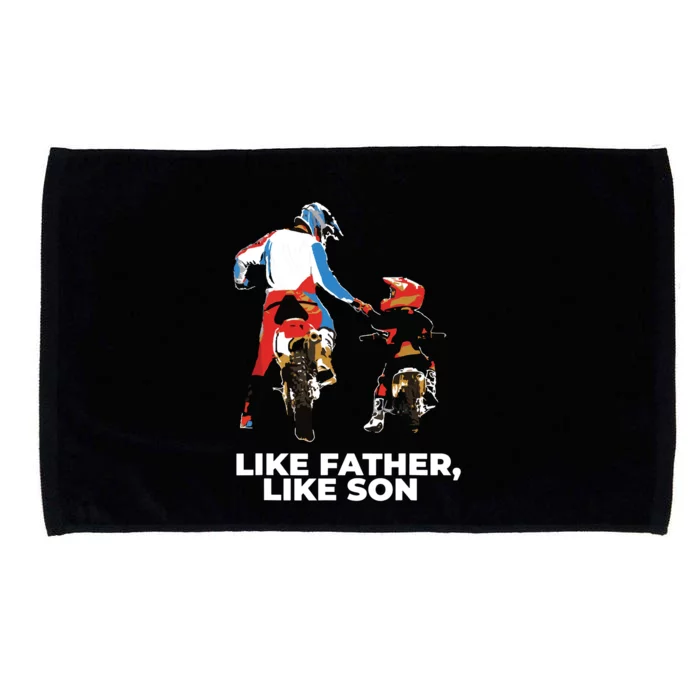 Moto Boss Braaap Dirt Bike Motocross OffRoading Microfiber Hand Towel