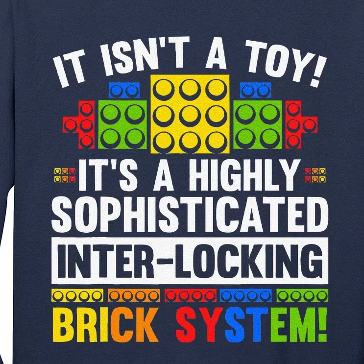 Master Builder Bricks Blocks Play Toys Long Sleeve Shirt