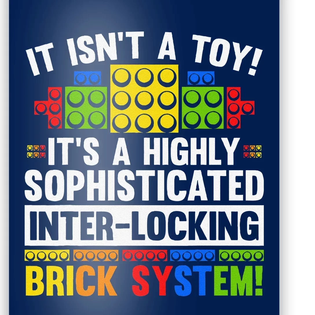 Master Builder Bricks Blocks Play Toys Poster