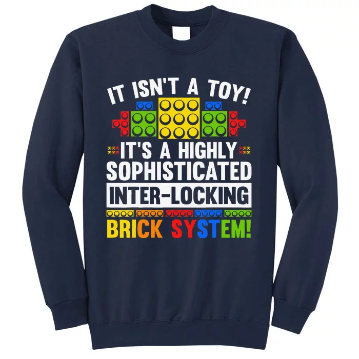 Master Builder Bricks Blocks Play Toys Tall Sweatshirt