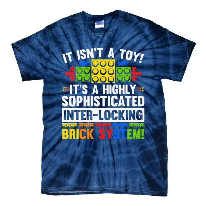 Master Builder Bricks Blocks Play Toys Tie-Dye T-Shirt