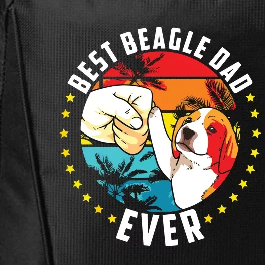 Men Best Beagle Dad Ever City Backpack