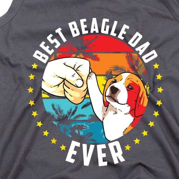 Men Best Beagle Dad Ever Tank Top