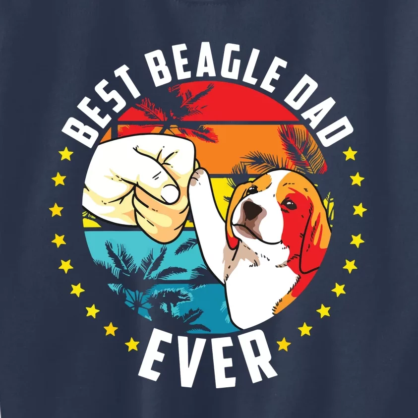 Men Best Beagle Dad Ever Kids Sweatshirt