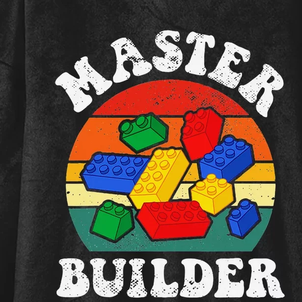 Master Builder Building Blocks Brick Toy Master Builder Hooded Wearable Blanket