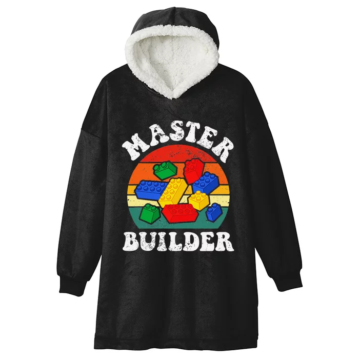 Master Builder Building Blocks Brick Toy Master Builder Hooded Wearable Blanket