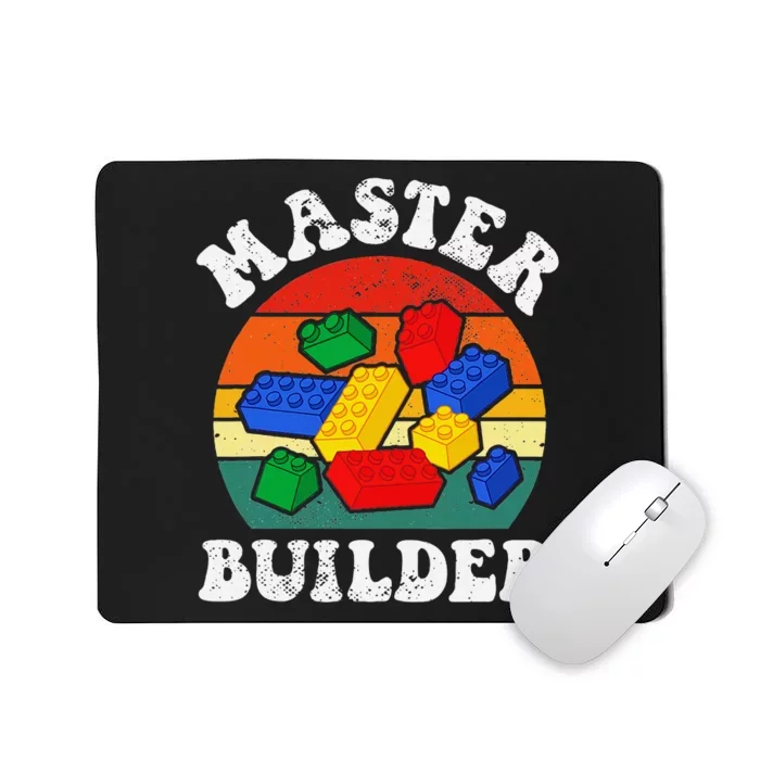 Master Builder Building Blocks Brick Toy Master Builder Mousepad