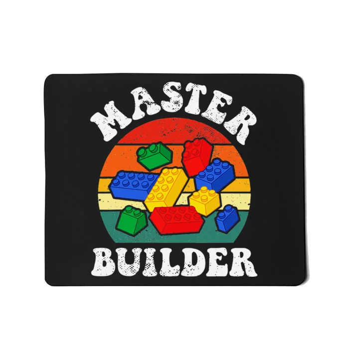 Master Builder Building Blocks Brick Toy Master Builder Mousepad