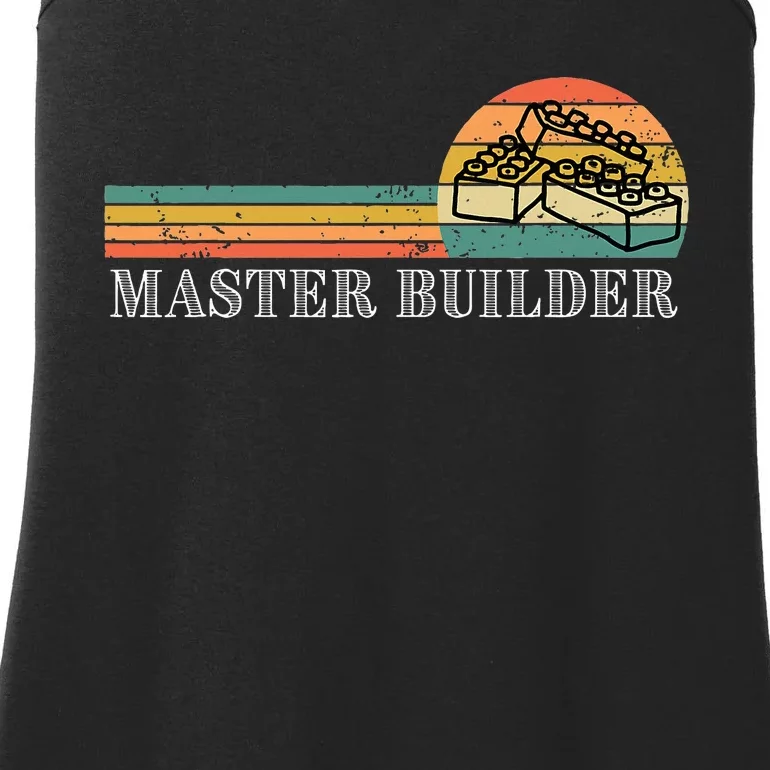 Master Builder Block Building Birthday Gift Ladies Essential Tank