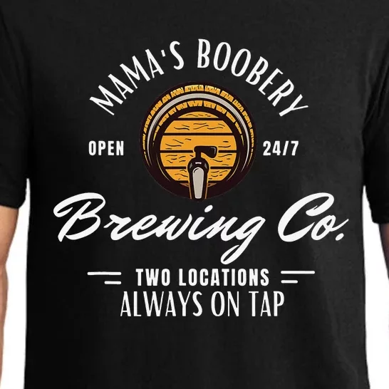 Mama's Boobery Breastfeeding Brewery New Mom Brewing Co Pajama Set