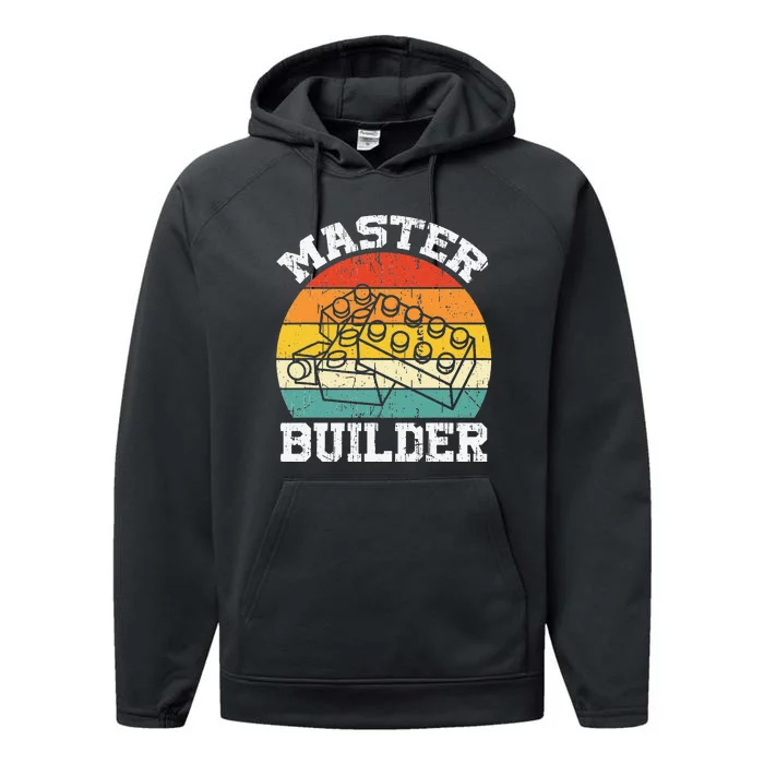 Master Builder Building Blocks Brick Toy Master Builder Performance Fleece Hoodie