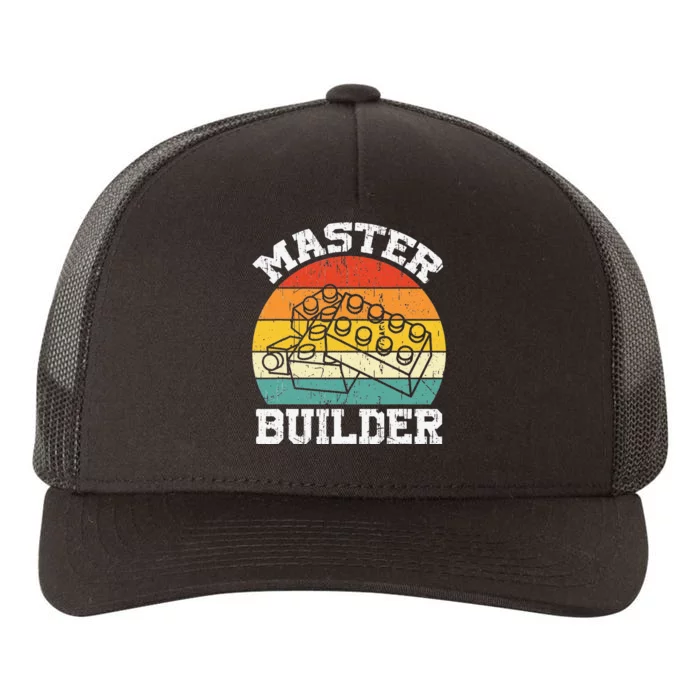 Master Builder Building Blocks Brick Toy Master Builder Yupoong Adult 5-Panel Trucker Hat