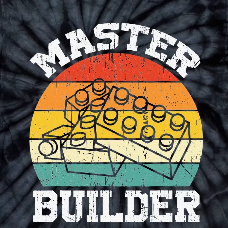 Master Builder Building Blocks Brick Toy Master Builder Tie-Dye T-Shirt