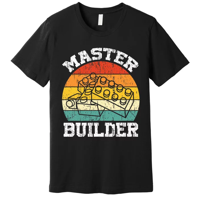 Master Builder Building Blocks Master Builder Premium T-Shirt